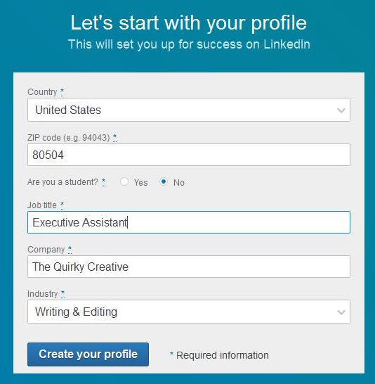 Register for LinkedIn How to get started (with screenshots)